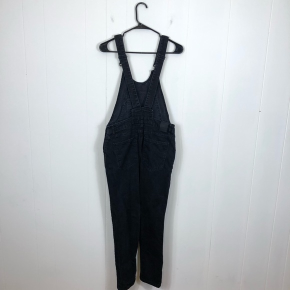 Zara Black Denim Overalls Sz XS - Picture 11 of 12